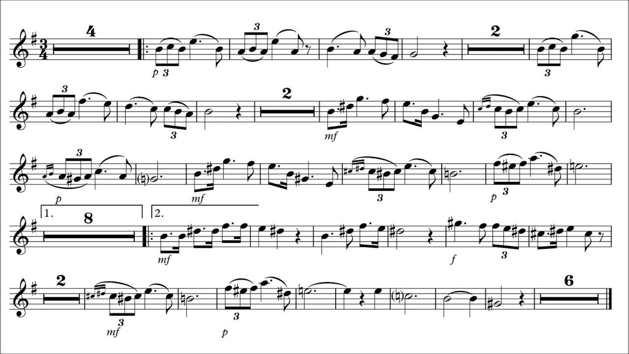 Trumpet Play-Along - Schubert Serenade - Ständchen - Sheet music