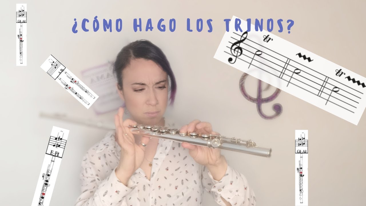 APRENDE a tocar TODOS LOS TRINOS con la FLAUTA TRAVERSA || Trinos (registros grave y medio)