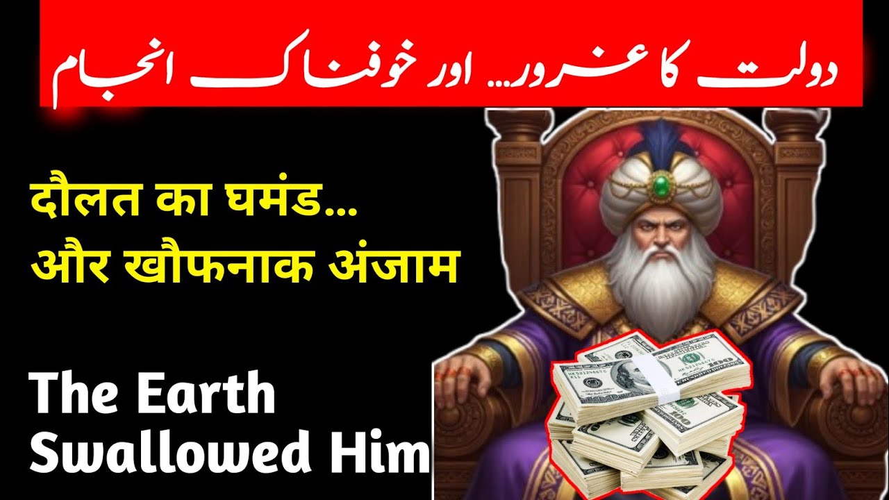Duniya Ka Sab Se Ameer Aadmi 💰 Aur Uski Tabahi | Islamic Story of Qarun|powerful Islamic story 