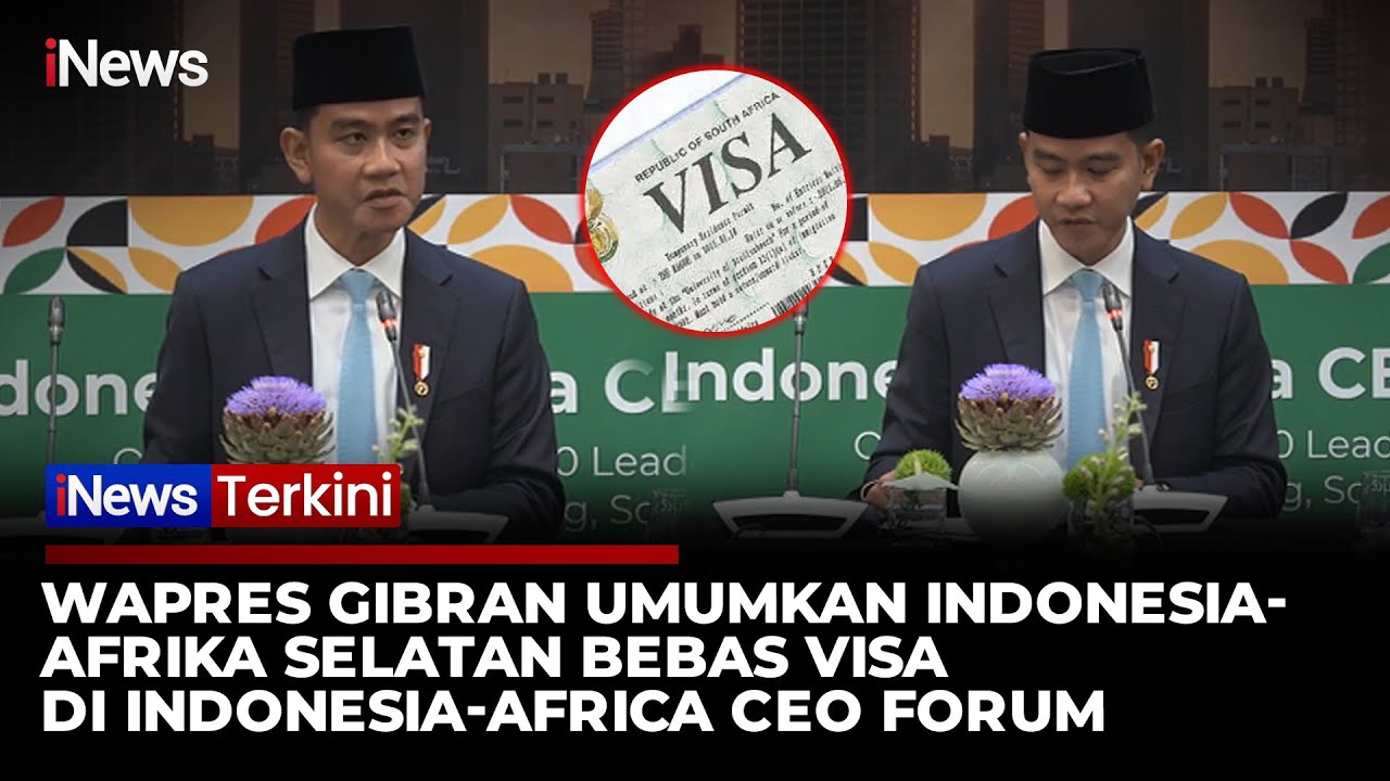 [FULL] Wapres Gibran Pidato Bahasa Inggris di Indonesia-Africa Ceo Forum | iNews Terkini (22/11)