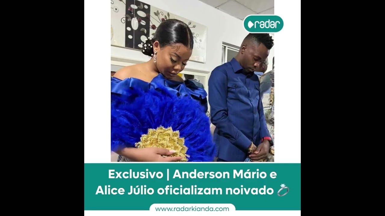 Anderson M&aacute;rio e Alice Julie s&atilde;o oficialmente casados
