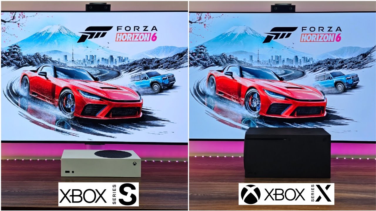 Forza Horizon 6 (Xbox Series S против Xbox Series X)