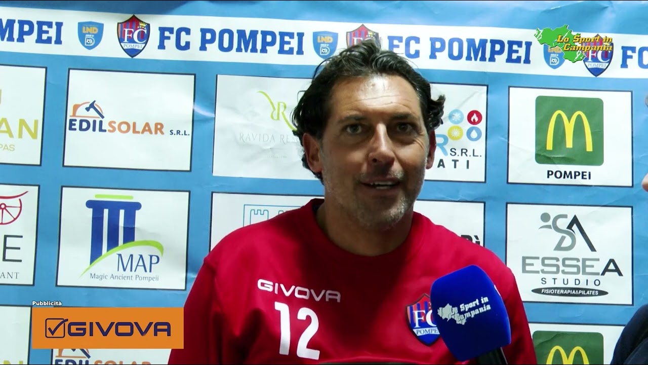 L’intervista post gara di mister Fusco dopo Pompei - Nola 0-1