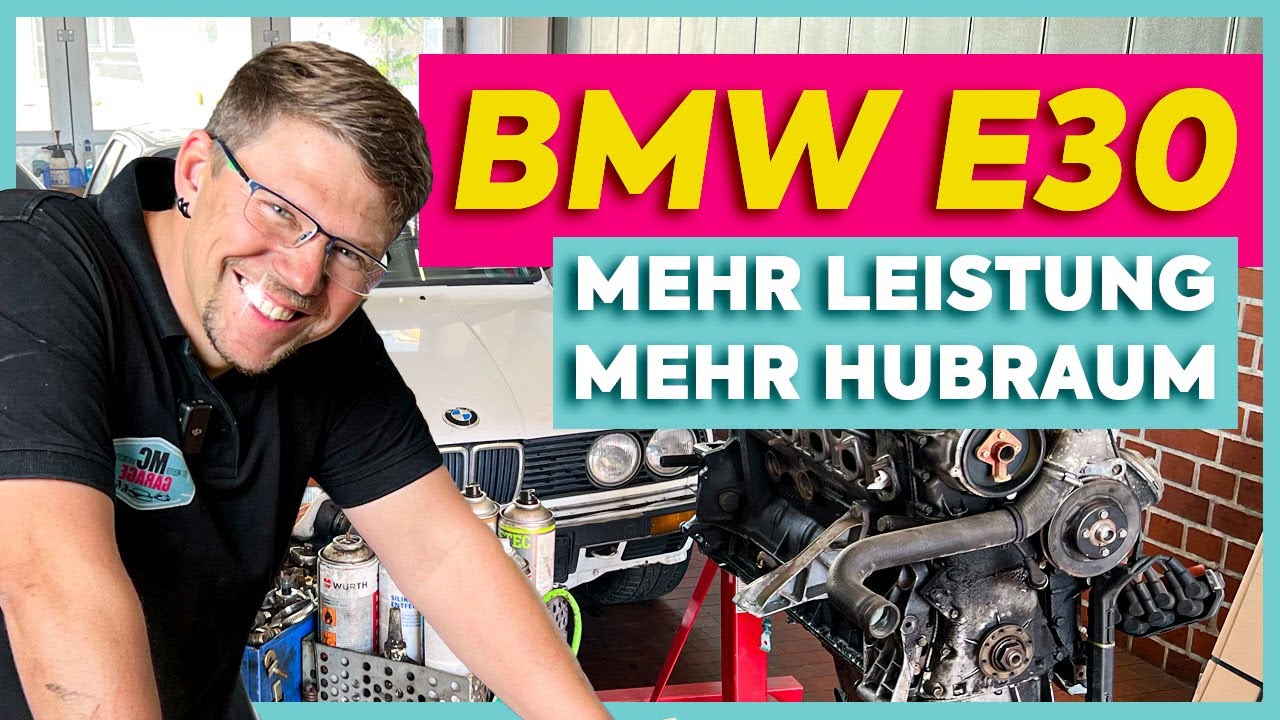 Mehr LEISTUNG, mehr HUBRAUM - M30 3.5 Liter Motor für den BMW E30! 🚗 ⚙️