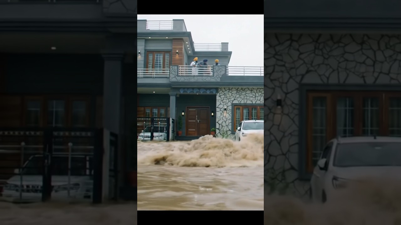 heavy rain🌧️ #2025#news #punjab#flood