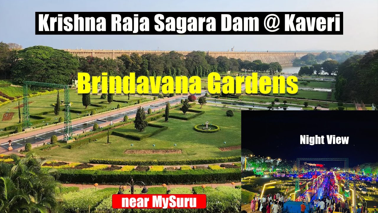 Brindavan Garden Mysore Tour 2025 | KRS Dam Light Show | Musical Fountain & Best Night View Mysuru