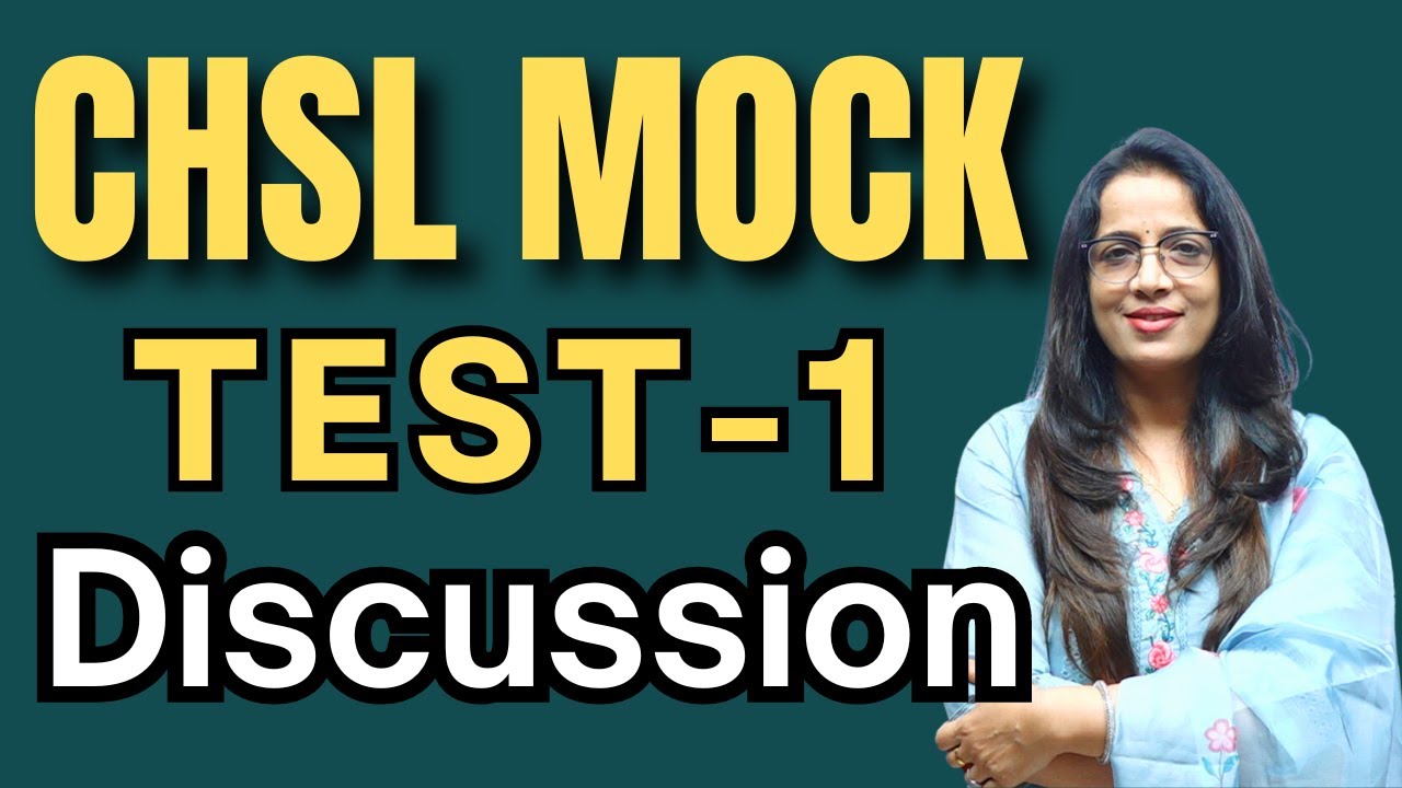Target: SSC CHSL 2024 | CHSL Mock Test Discussion | Test - 1 | UC LIVE APP | English With Rani Ma'am