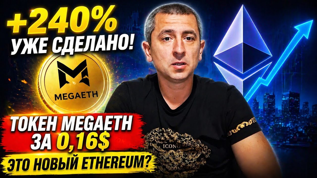 +240% УЖЕ СДЕЛАНО! Токен MEGAETH за 0,16$ &mdash; это новый Ethereum?&raquo;