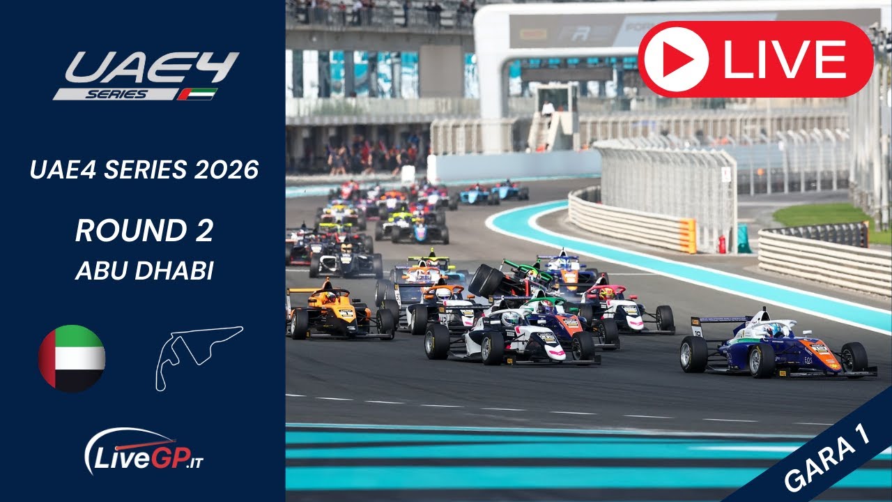 UAE4 Series 2026 | Round 2 Abu Dhabi - Live Gara 1