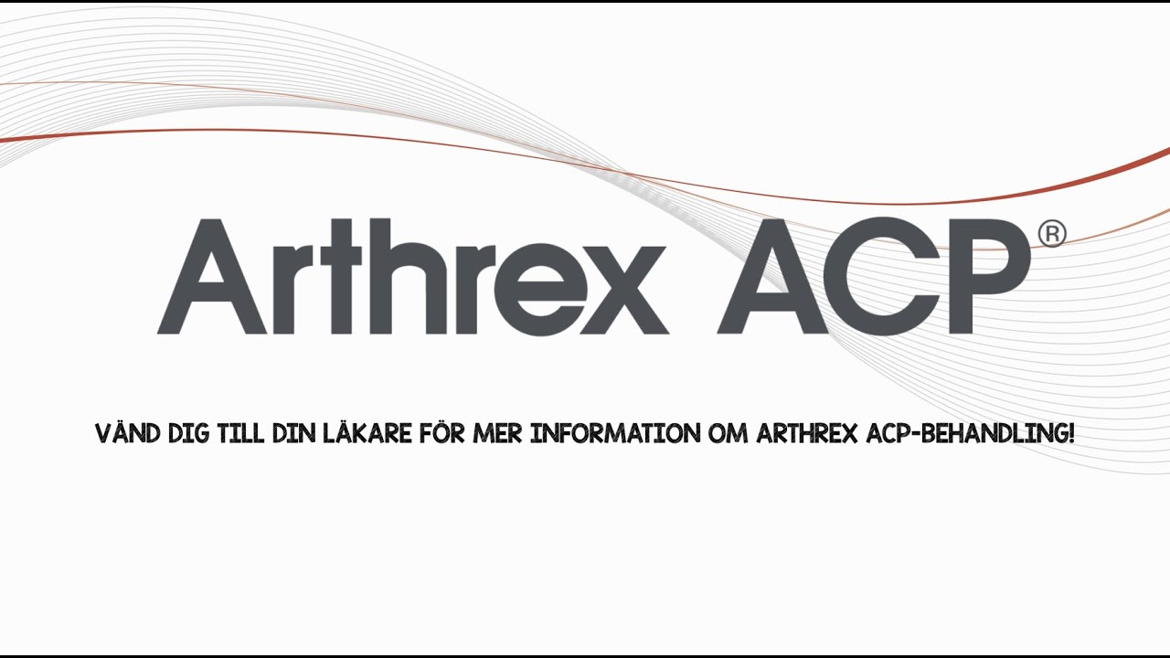 Arthrex ACP® Väntrumsvideo