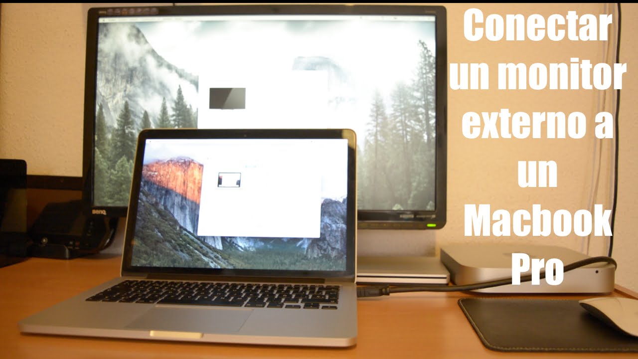 Conectar un monitor externo al Macbook Pro