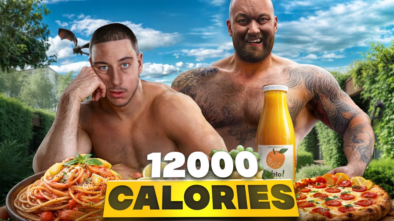 12 000 CALORIES ! je MANGE comme THOR BJORNSSON l'homme le plus FORT DU MONDE !