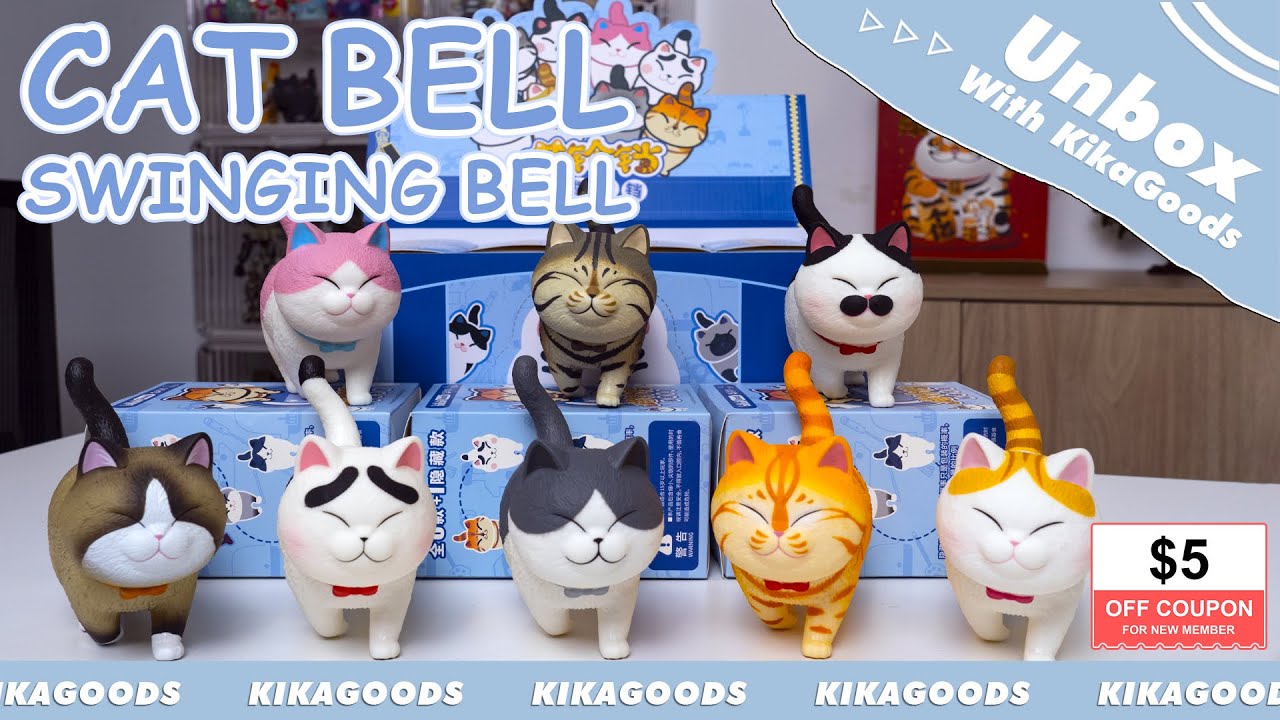 Unbox With KikaGoods! | Cat Bell Miao-Ling-Dang Swinging Bell Blind Box