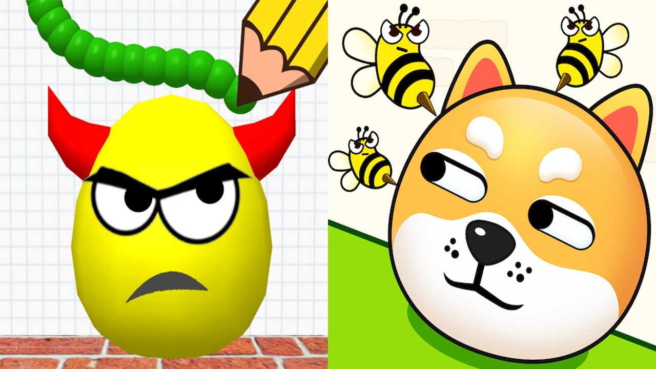 Draw to Smash VS Save the Dog - All Levels Android iOS Gameplay Ep 1