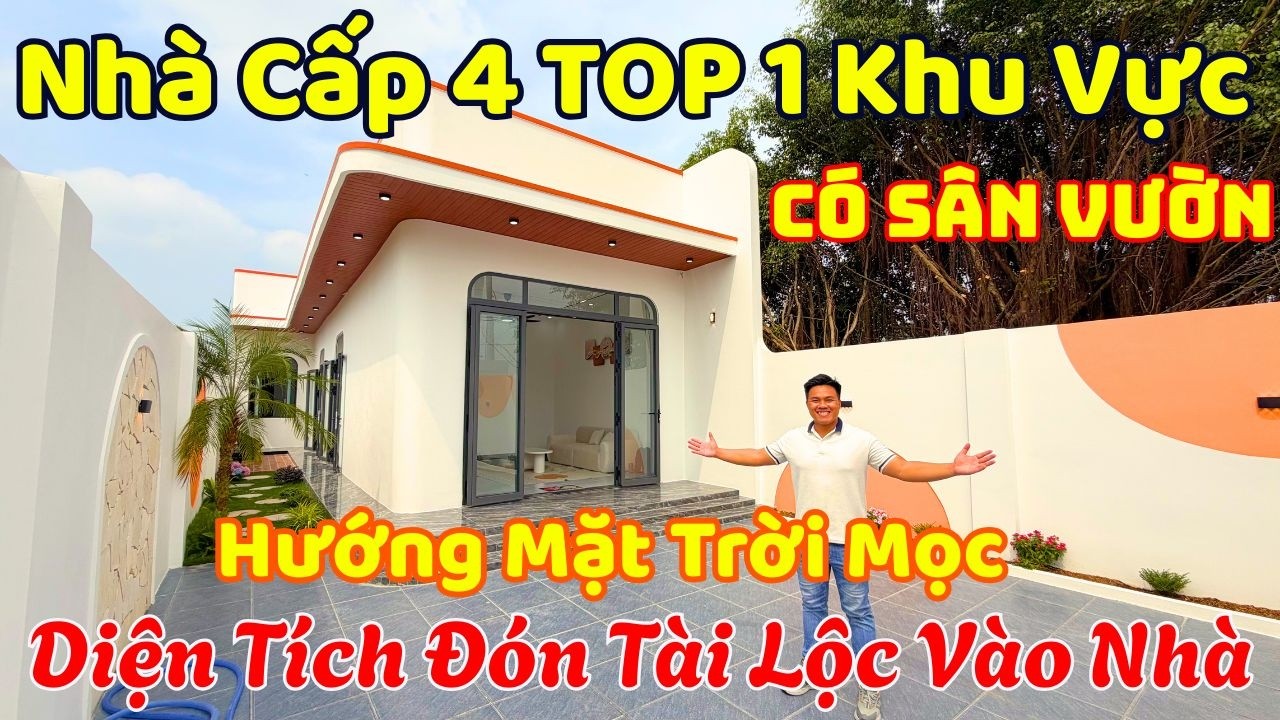 Quá Đẹp Quá HOT !! Siêu Phẩm Nhà Cấp 4 Full Cột Bê Tông Diện Tích Cực To Có Sân Vườn Chill Chill