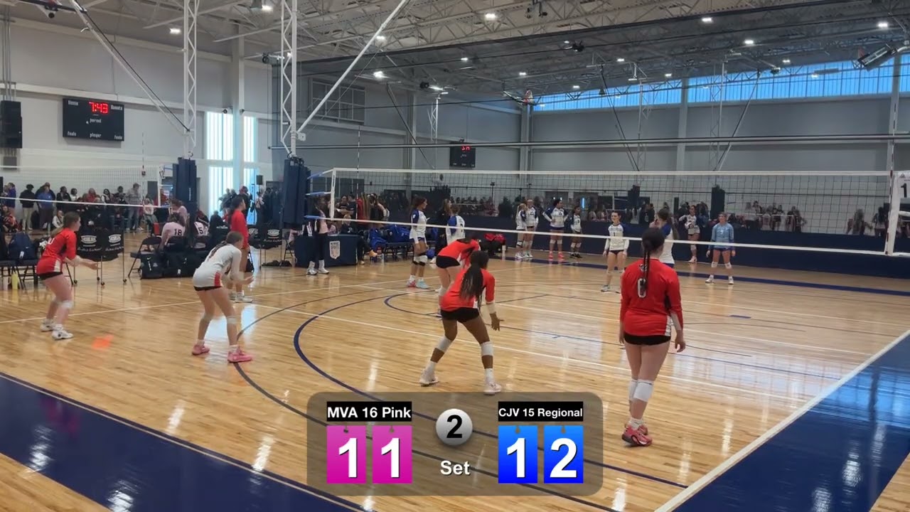 MVA 15 Pink vs CJV 15 regional match 1 set 2