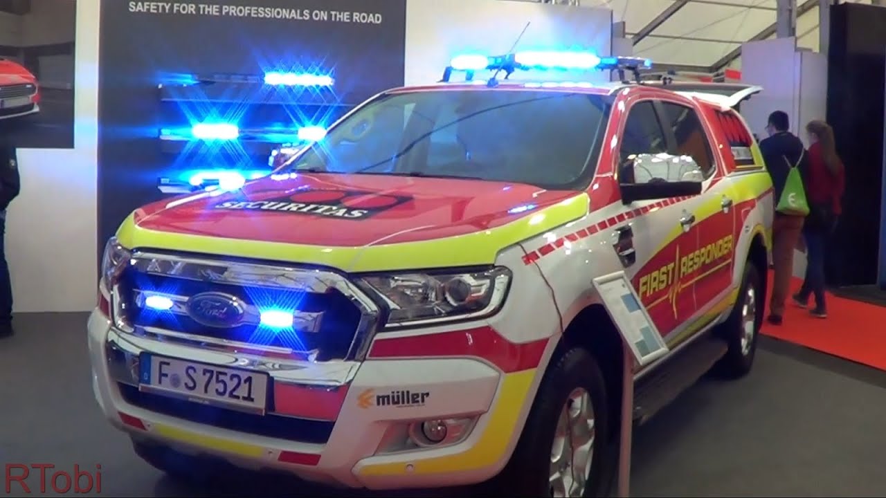 Securitas - Ford Ranger emergency response vehicle - Rettmobil 2019 expo [GER | 5.2019]