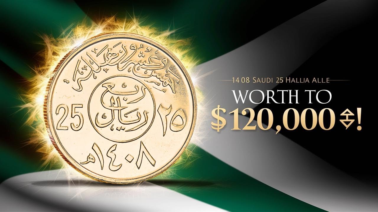 📢 Rare 1408 Saudi 25 Halala Coin 💰 Worth Up to 👉 $120,000 👈! 🤑 Uncover the Rarity! 🇸🇦 PCGS Grading