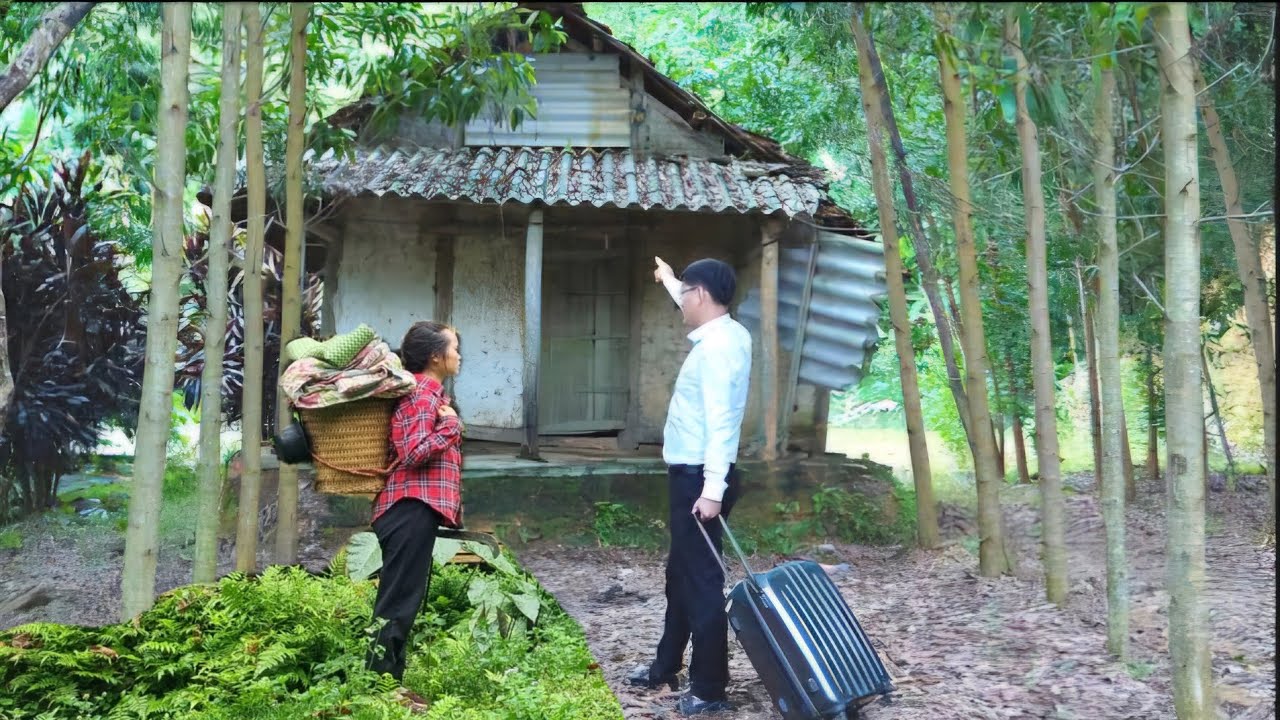 17-year-old poor single mother - Discovered an abandoned house - Started a new life