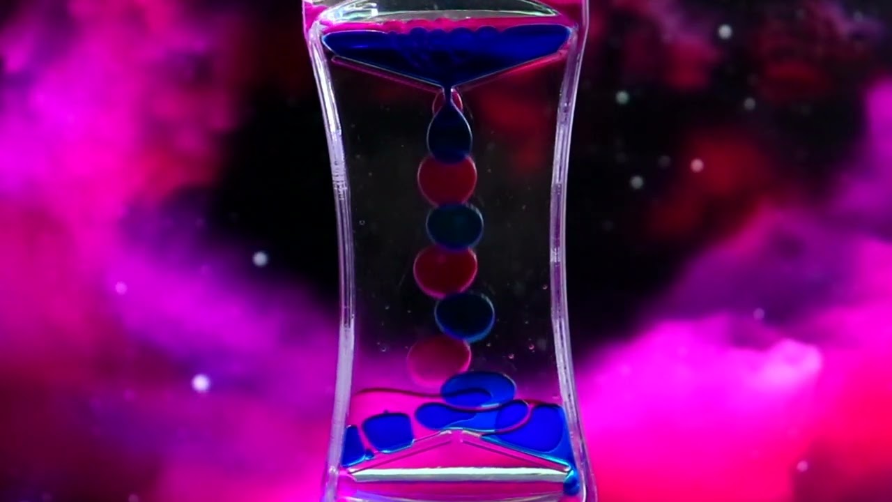 АСМР водяные часы капли воды космос ASMR water clock water drops space 