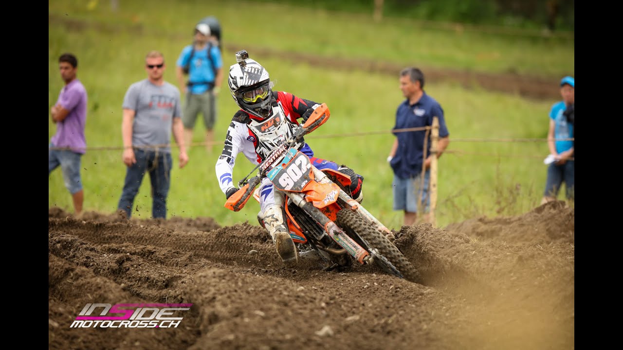 GoPro HD: Killian Auberson 1st lap 2nd Moto Broc 2016