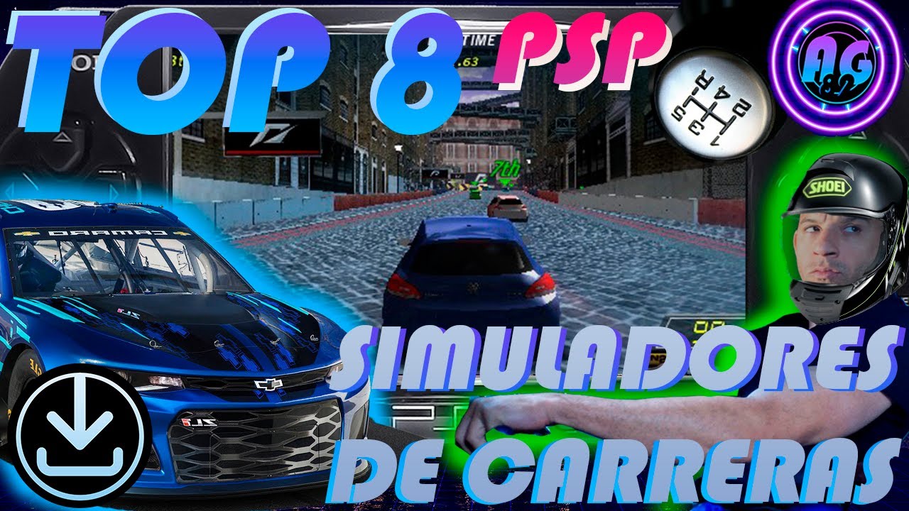 🚘MEJORES SUMULADORES DE CARRERAS🚔🚓 PARA LA PSP🌟⭐🌟