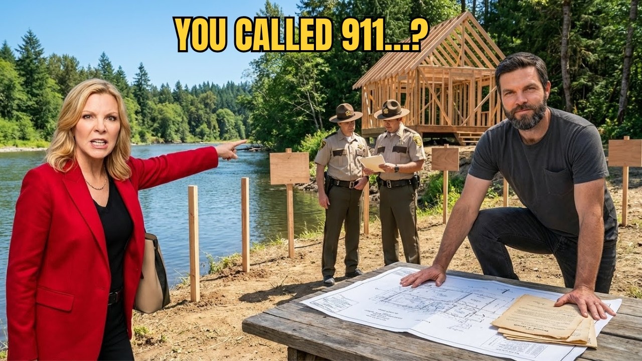 Inherited Riverfront, Built Cabin — HOA Karen Called 911, I OWN the Entire River!
