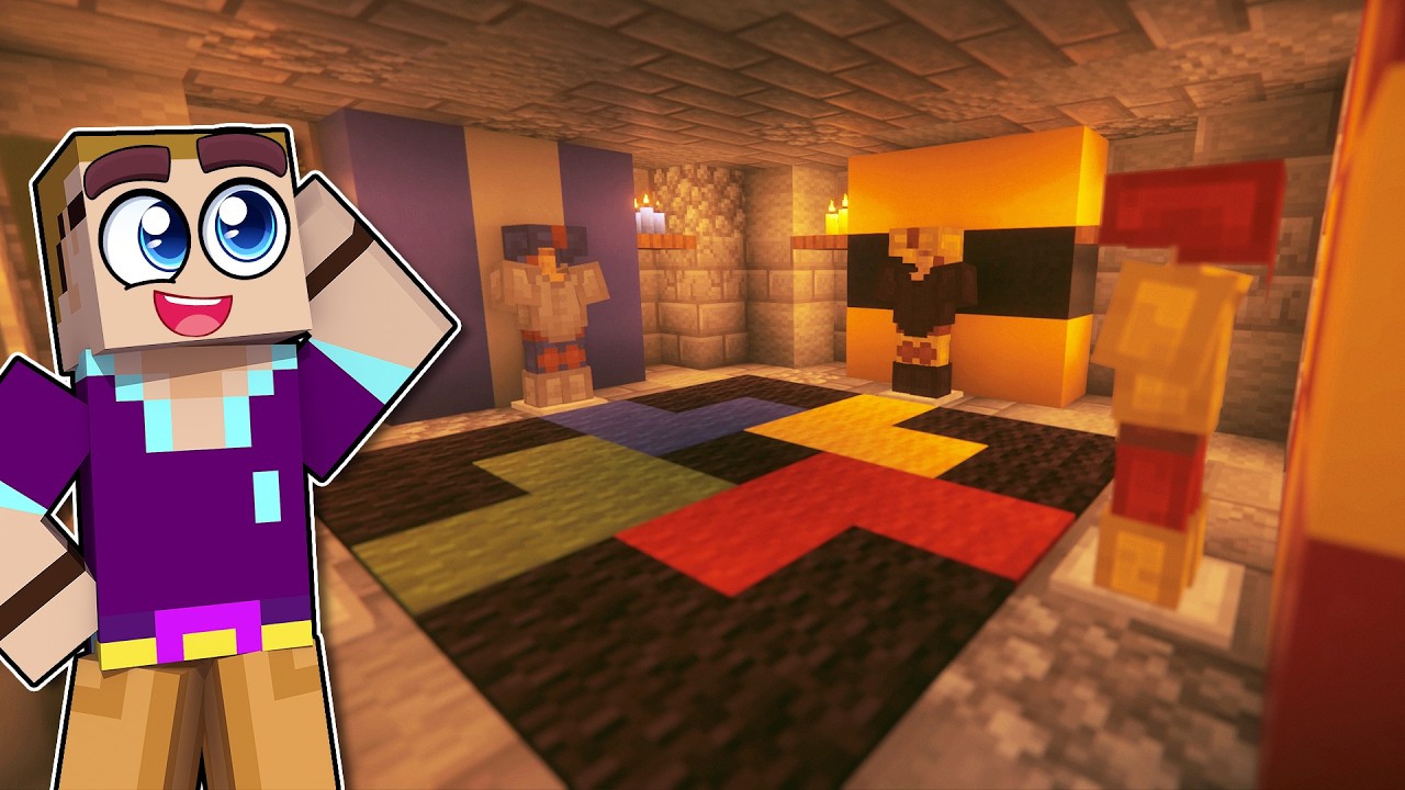 🔴Minecraft Poudlard - Le CHAT choisit les salles du château 🏰