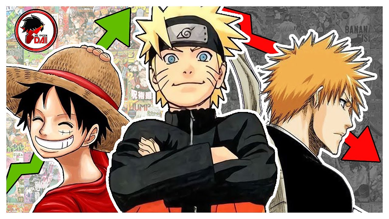 El ASCENSO y LA CAÍDA de los 3 GRANDES SHONEN
