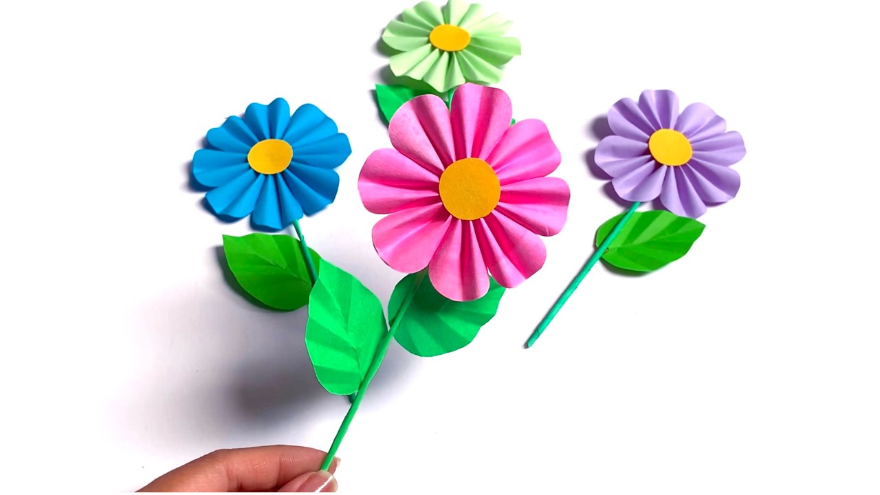 Paper Flower Tutorial| How To Make Beautiful Paper Flower| Paper Flower DIY