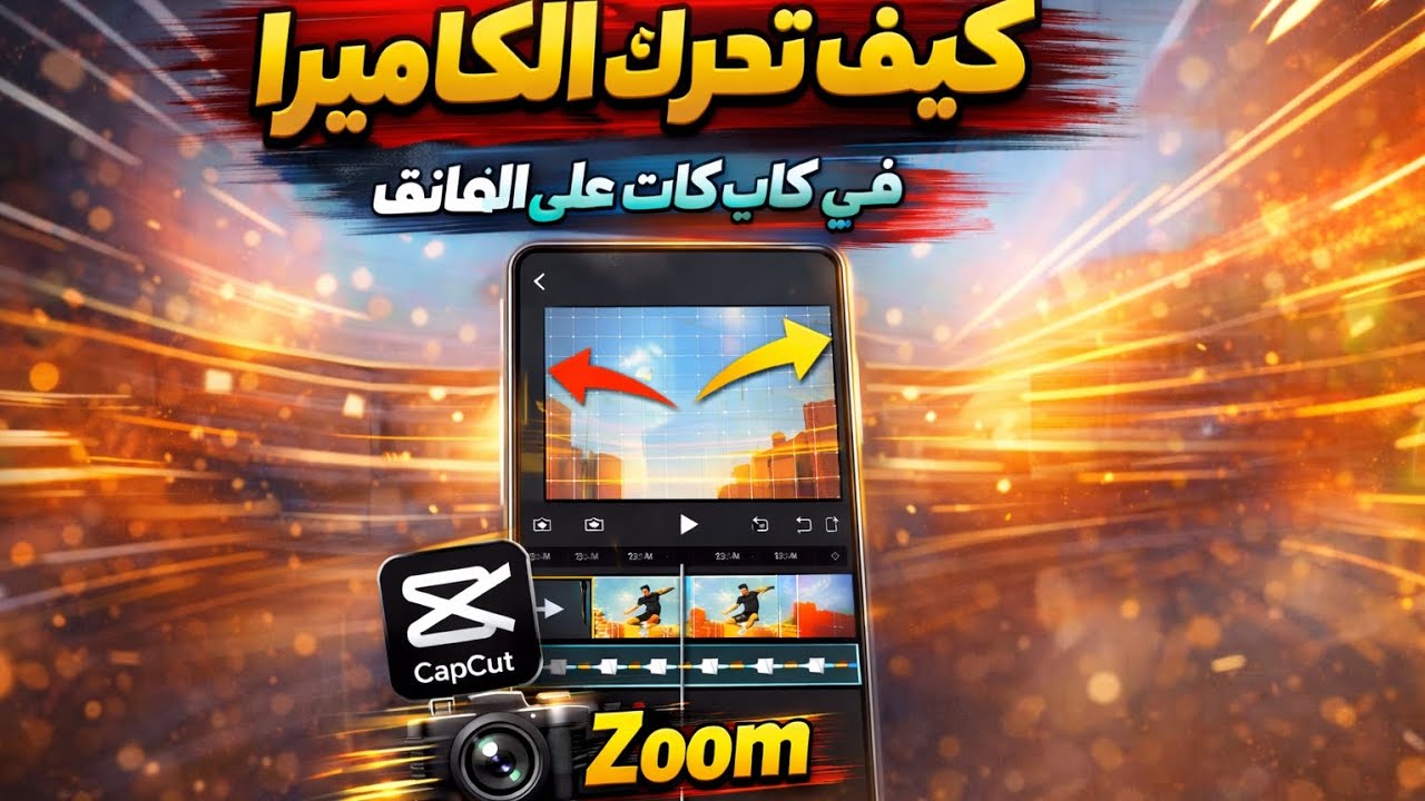 كيف تحرك الكاميرا في كاب كات على الهاتف
