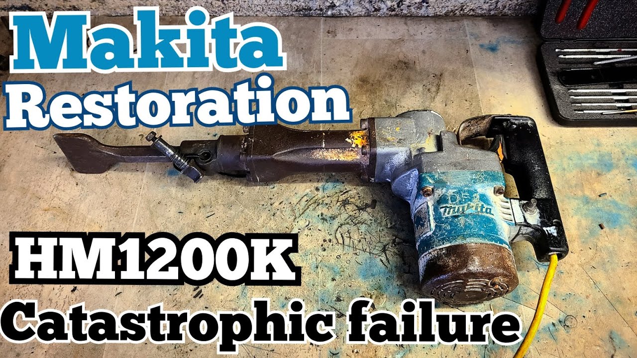 Ремонт и восстановление демонстрационного перфоратора Makita HM1200K после катастрофического выхо...