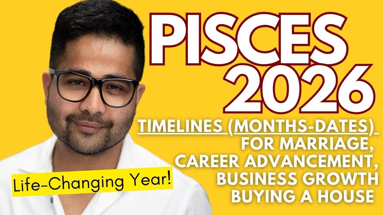 PISCES Moon/Rising 2026: Marriage, Job Growth,Business Expansion & Home Purchase Month-WiseTimelines