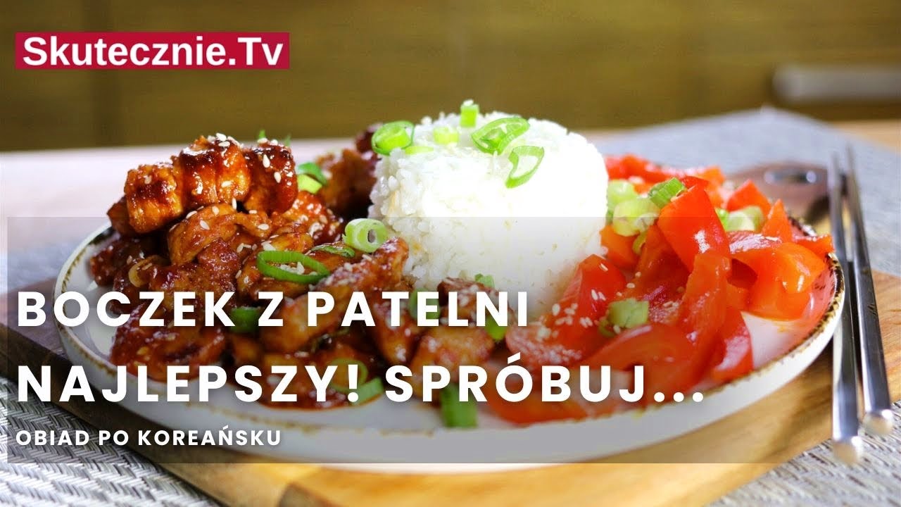Boczek z patelni (po koreańsku). Sticky pork belly :: Skutecznie.Tv