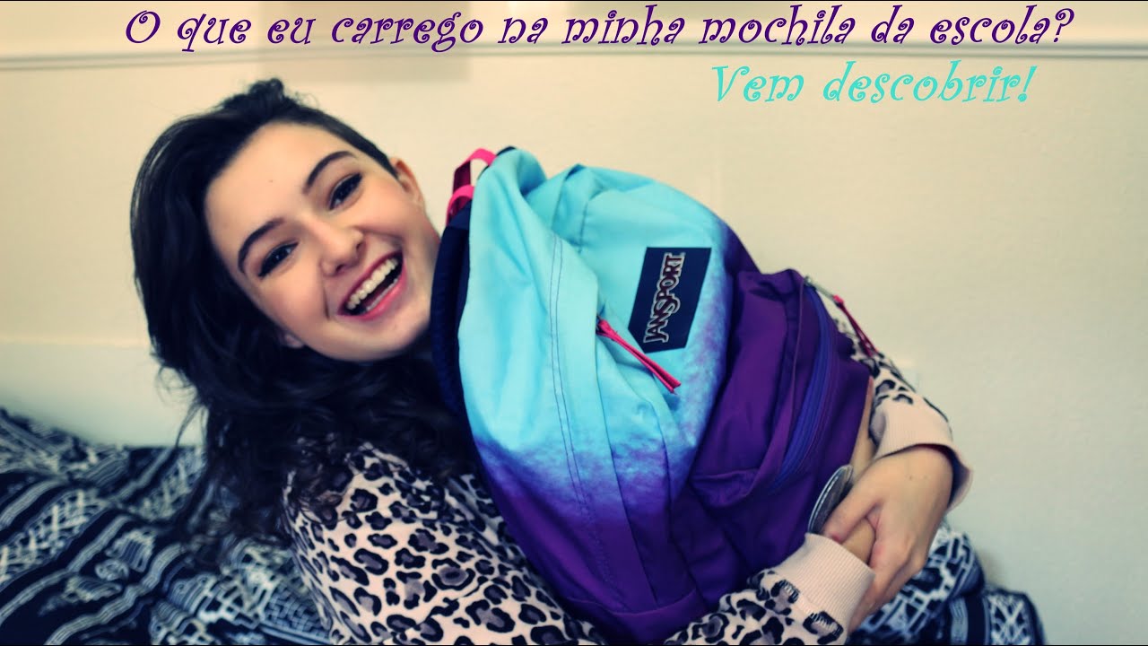 O que tem na minha mochila? 2015 | #JED27
