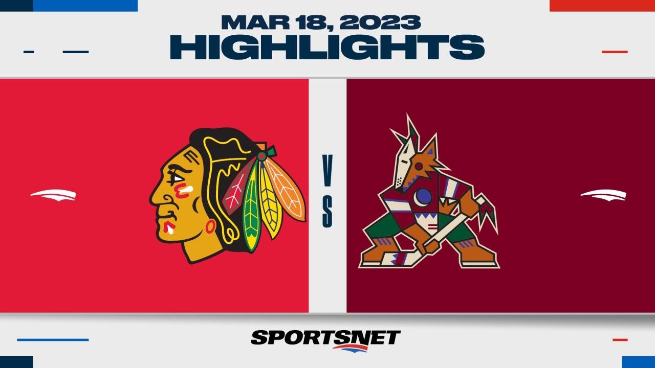 NHL Highlights | Blackhawks vs. Coyotes - March 18, 2023