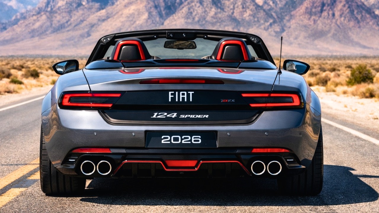 Meet the 2026 Fiat 124 Spider — Small, Sexy, and Seriously Fun...