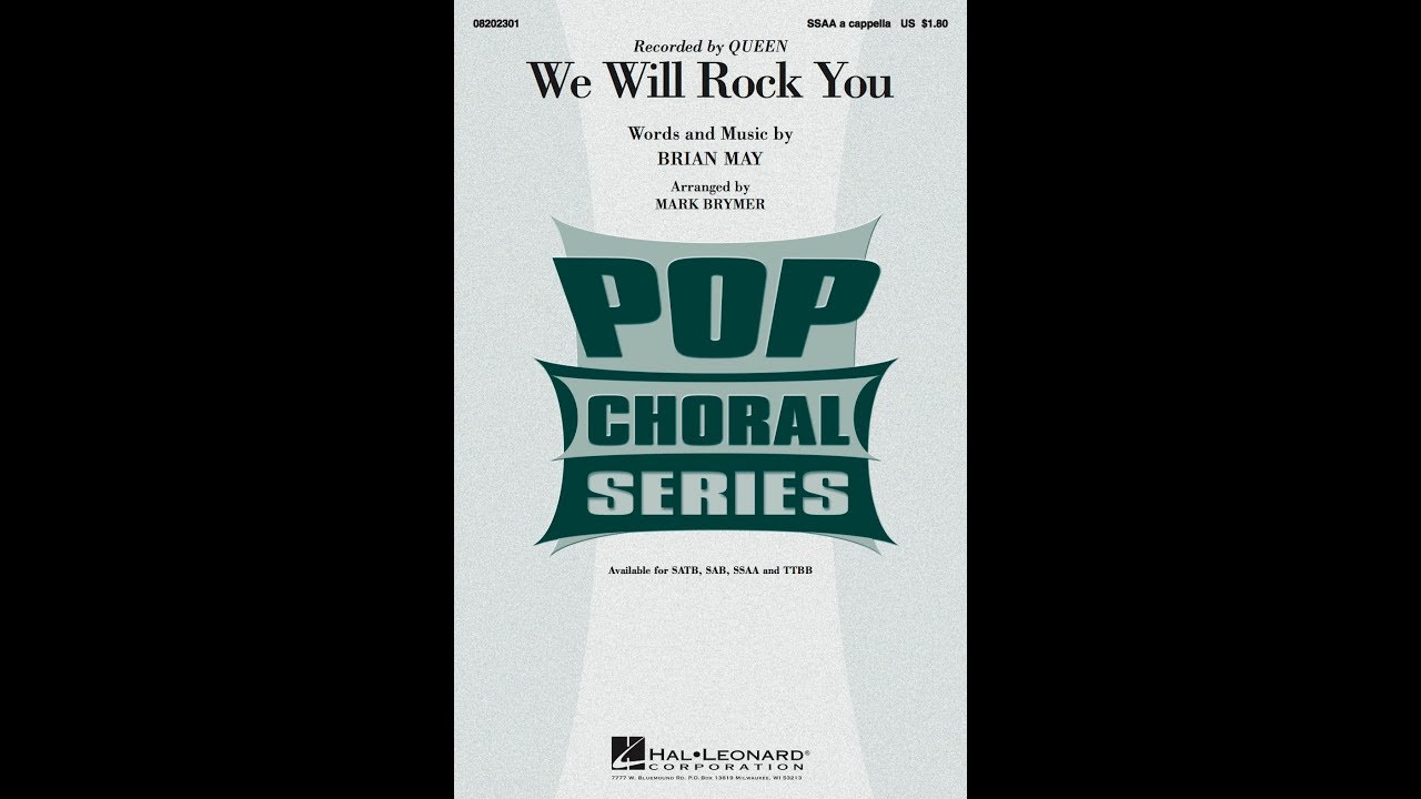 We Will Rock You (SSAA a cappella Choir) - Arranged by Mark Brymer