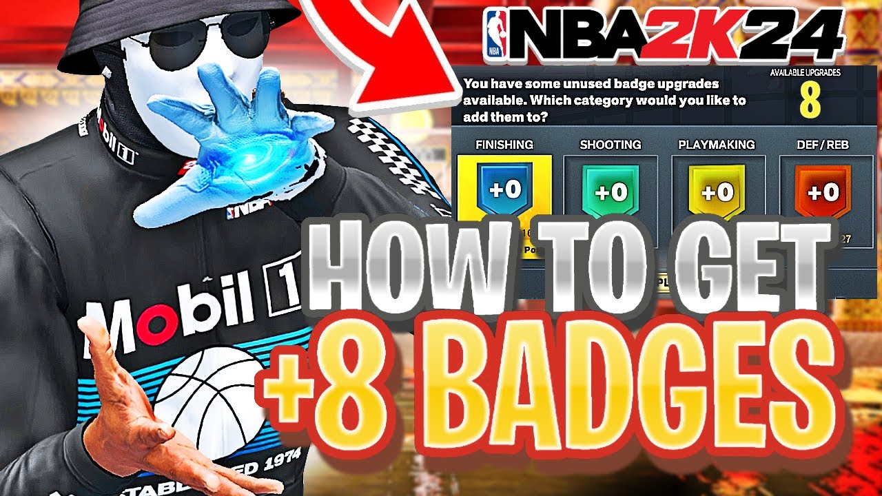 HOW TO GET +8 EXTRA BADGES ON NBA 2K24 CURRENT GEN! HOW TO GET +4 BADGES ON NBA2K24 RIGHT NOW!