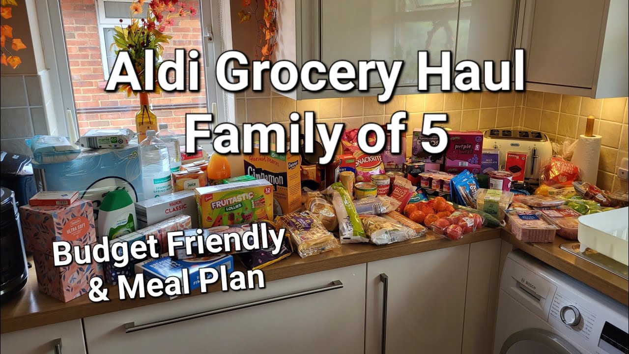Aldi | Budget Grocery Haul | Family of 5 | AD FitVille