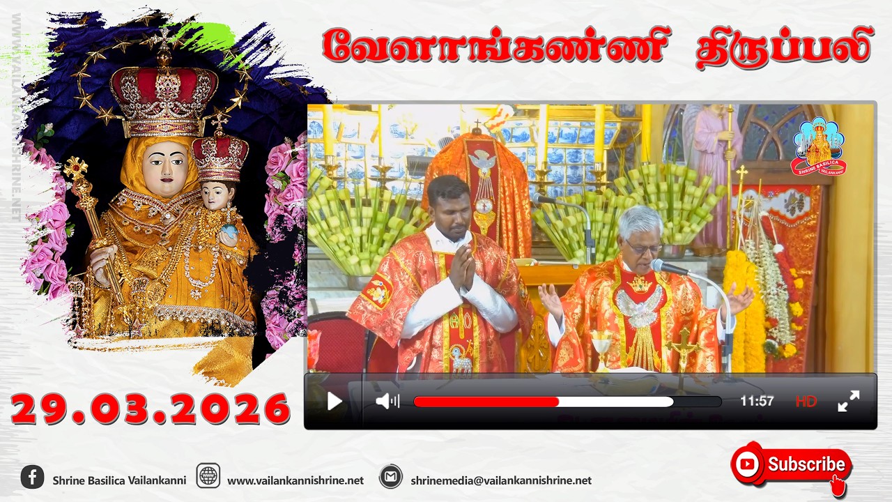 29 March 2026 @ 06:00 am Tamil Mass