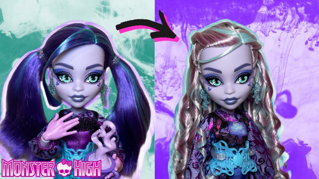 Garden Mysteries TWYLA Reroot! Monster High Skulltimate Secrets 5 Custom Doll! 🩵🕸️
