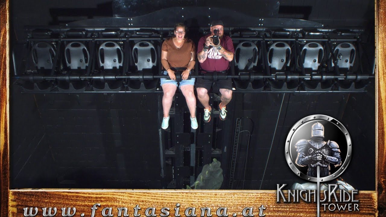 Knights Ride Tower - POV - Fantasiana Erlebnispark Straßwalchen (Onride/Offride)