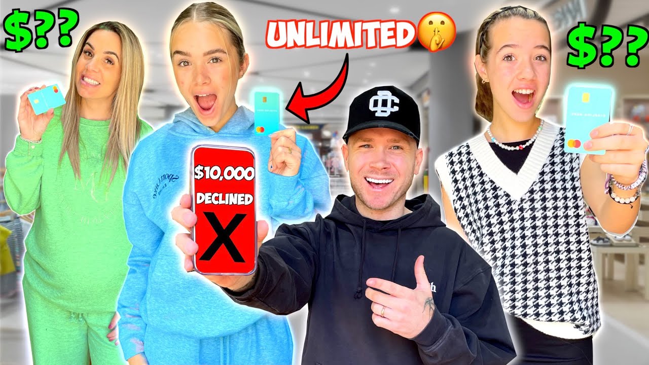 MYSTERY CREDIT CARD LIMIT! - IF YOU GO OVER YOU LOSE!