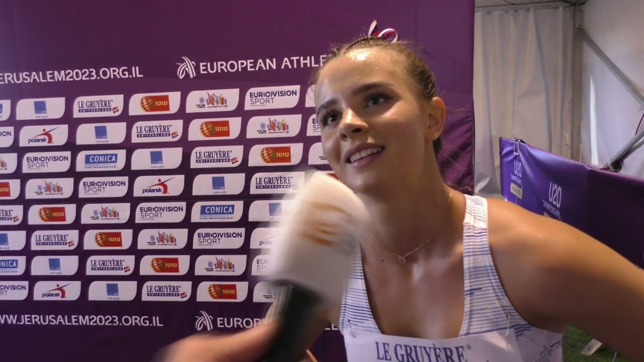 ME U20, Jeruzalem, Tereza Čorejová, rozbehy 100m prekážky, 7.8.2023