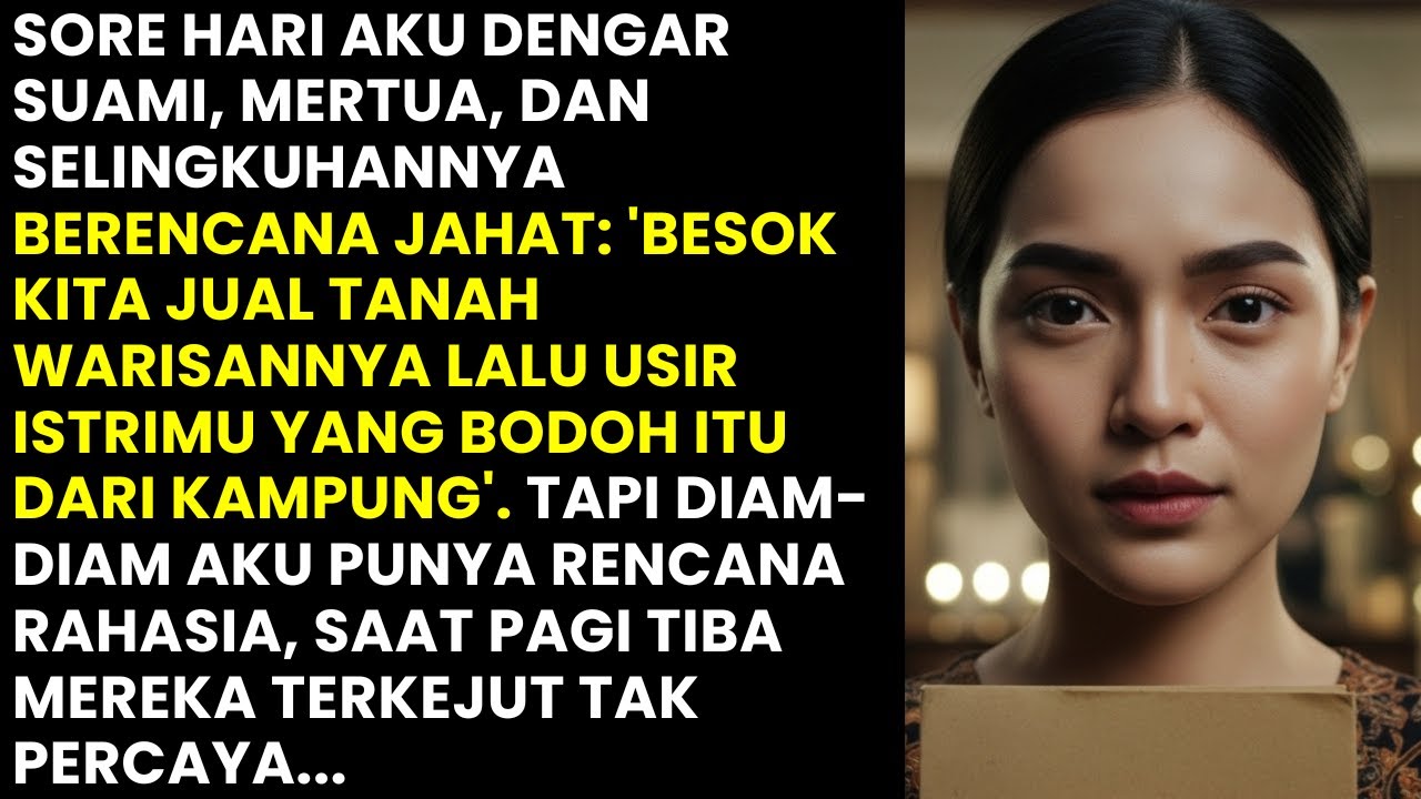 TANAH WARISANKU INGIN DIJUAL MERTUA & SUAMI DEMI PELAKOR. TAPI RENCANA RAHASIAKU MEMBUAT MEREKA...