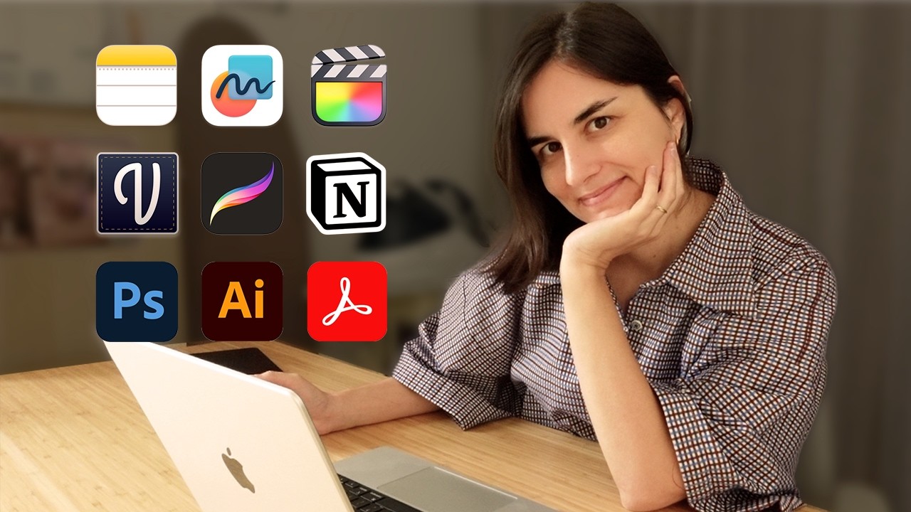 Mes applications et logiciels essentiels en tant que créatrice de vêtements et de vidéos.