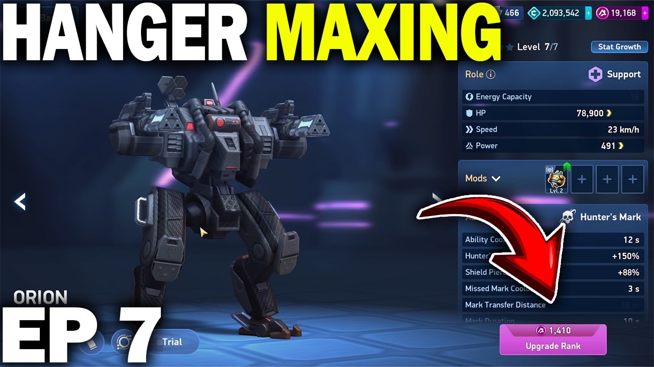 Orion Finally upgraded to rank 5 😍 || Mech Arena PC Gameplay