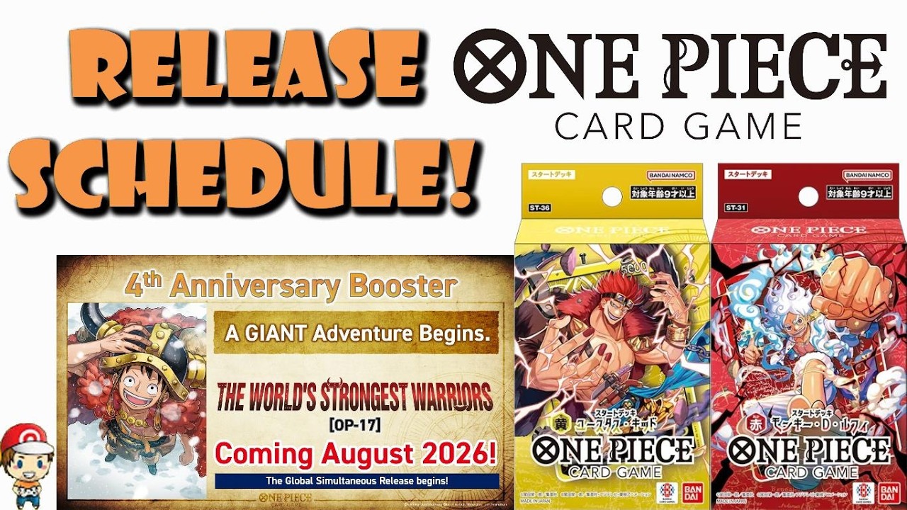 Полное расписание релизов карточной игры One Piece! Грядет что-то грандиозное! (Новости One Piece...