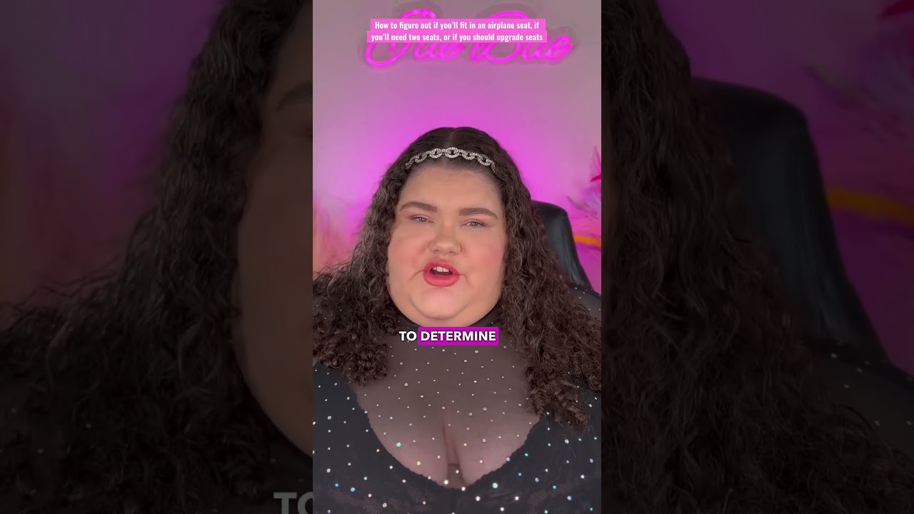 Wondering if you&rsquo;ll need two plane seats? Watch this👀 #plussizetravel #howto #plussize #travelhack